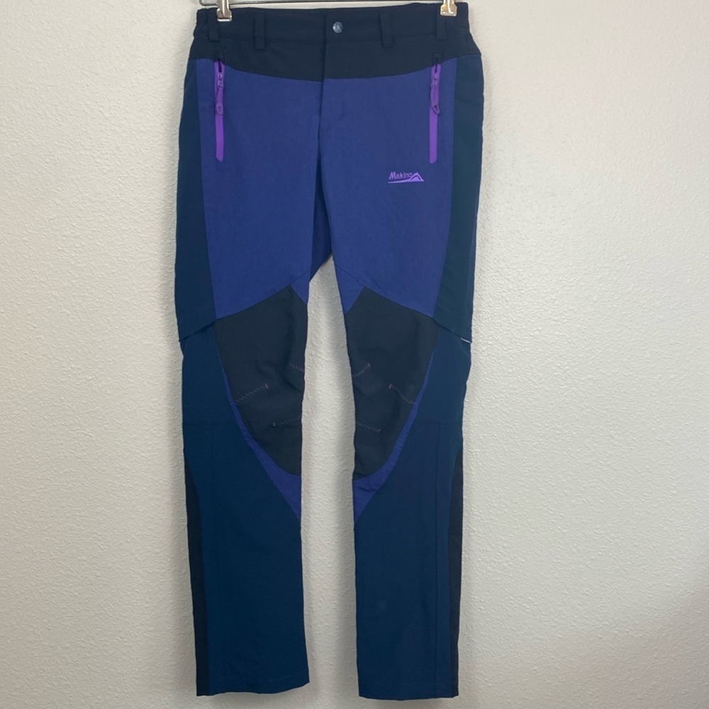 Hiking Climbing Pants for ladies Purple Size Medium